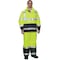 Tingley Hi-Visibility Rain Pants, Polyester/Polyurethane, Elastic Closure, Lime, Size M P27122 M - alternate 2